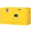 Sure-Grip® EX Piggyback Flammable Safety Cabinet,17 Gallon, M/C Doors, Yellow -container 37be17 1