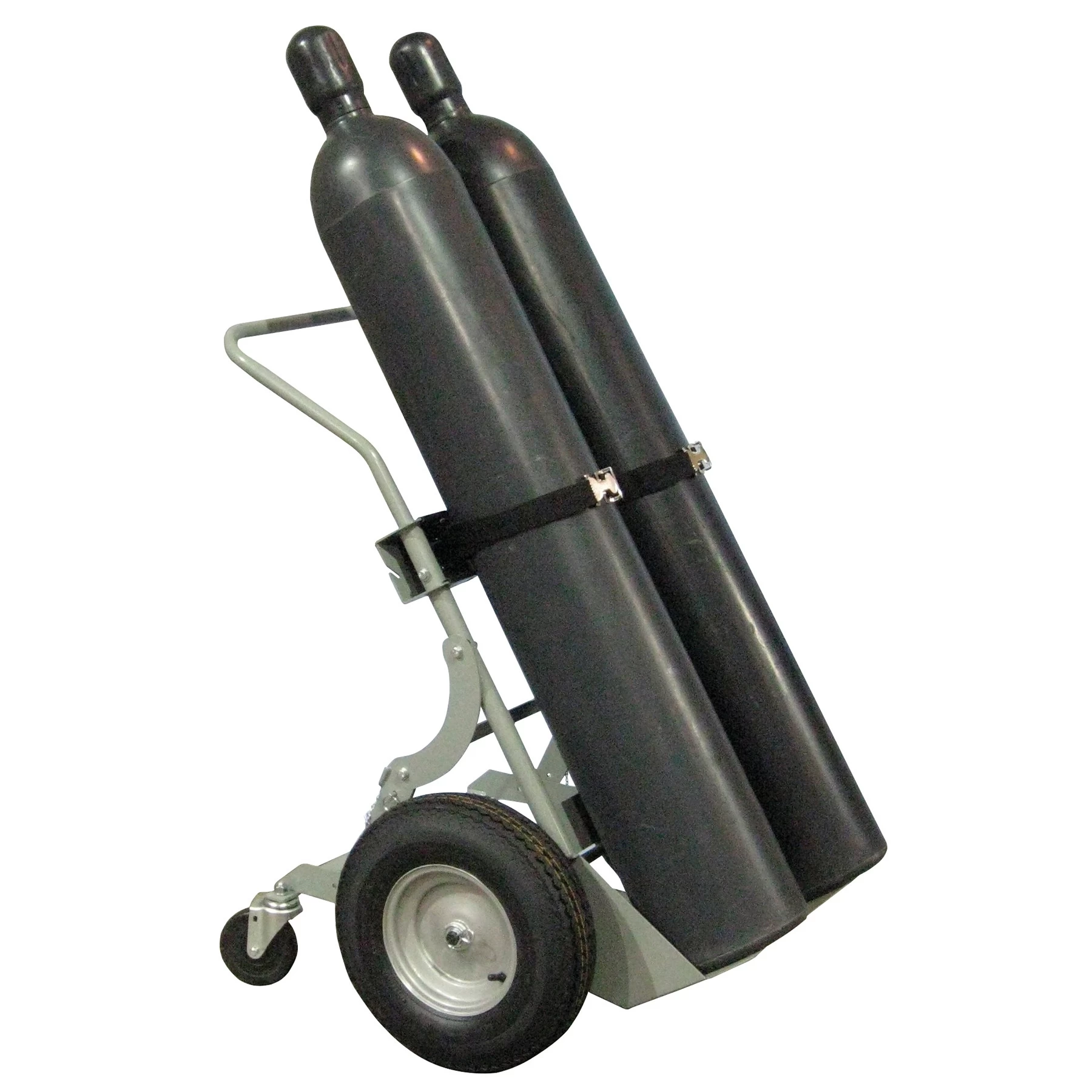 Double Gas Cylinder Hand Truck, 16" Pneumatic Wheels, Rear Casters 4 Double Gas Cylinder Hand Truck, 16" Pneumatic Wheels, Rear Casters - Image 2