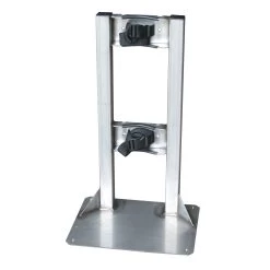 Gas Cylinder Stand, 1 Cylinder Capacity, Stainless Steel