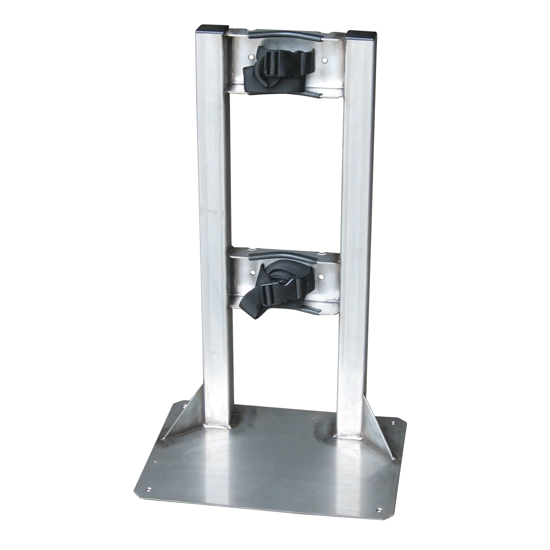 Gas Cylinder Stand, 1 Cylinder Capacity, Stainless Steel 3 Gas Cylinder Stand, 1 Cylinder Capacity, Stainless Steel