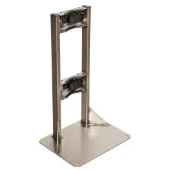 Gas Cylinder Stand, 1 Cylinder Capacity, Stainless Steel 5 Gas Cylinder Stand, 1 Cylinder Capacity, Stainless Steel -container 37bg58 2