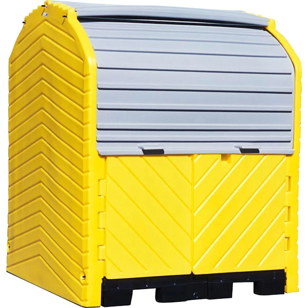 4-Drum Ultra-Hard Top P4 Plus Spill Pallet (With Drain) - UltraTech 9637 3 4-Drum Ultra-Hard Top P4 Plus Spill Pallet (With Drain) - UltraTech 9637