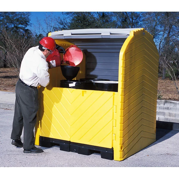 4-Drum Ultra-Hard Top P4 Plus Spill Pallet (With Drain) - UltraTech 9637 4 4-Drum Ultra-Hard Top P4 Plus Spill Pallet (With Drain) - UltraTech 9637 - Image 2