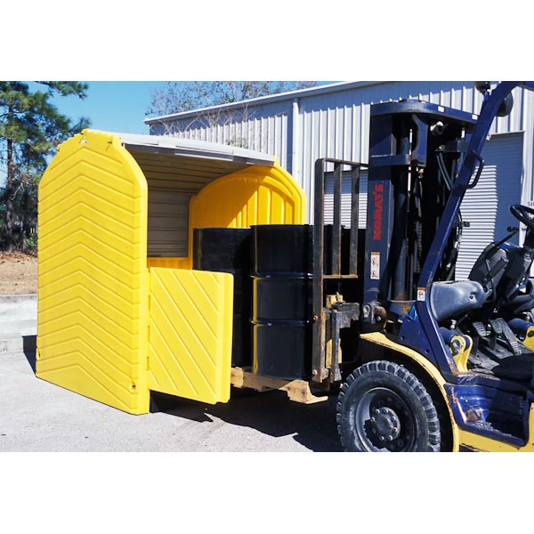 4-Drum Ultra-Hard Top P4 Plus Spill Pallet (With Drain) - UltraTech 9637 5 4-Drum Ultra-Hard Top P4 Plus Spill Pallet (With Drain) - UltraTech 9637 - Image 3