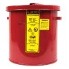 1 Gallon Red Wash Tank W/Self-Close Cover & Basket 1 1 Gallon Red Wash Tank W/Self-Close Cover & Basket -container 37bj22 1