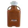 20 Liter Amber HDPE Plastic Laboratory Carboy W/120mm Cap -container 37bj74 1