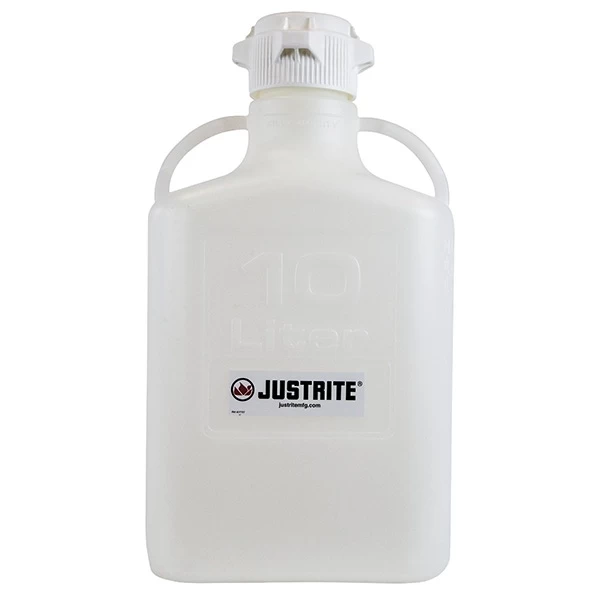 10 Liter White HDPE Plastic Laboratory Carboy W/83mm Cap 3 10 Liter White HDPE Plastic Laboratory Carboy W/83mm Cap