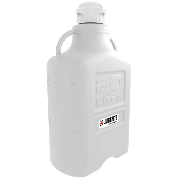 20 Liter White HDPE Plastic Laboratory Carboy W/83mm Cap 3 20 Liter White HDPE Plastic Laboratory Carboy W/83mm Cap