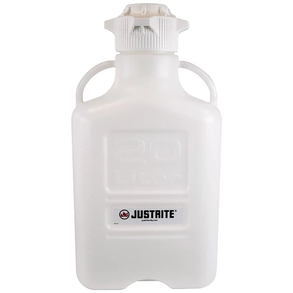 20 Liter White HDPE Plastic Laboratory Carboy W/120mm Cap 3 20 Liter White HDPE Plastic Laboratory Carboy W/120mm Cap