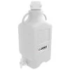 20 Liter White PP Plastic Laboratory Carboy W/83mm Cap & Spigot -container 37bk08 1