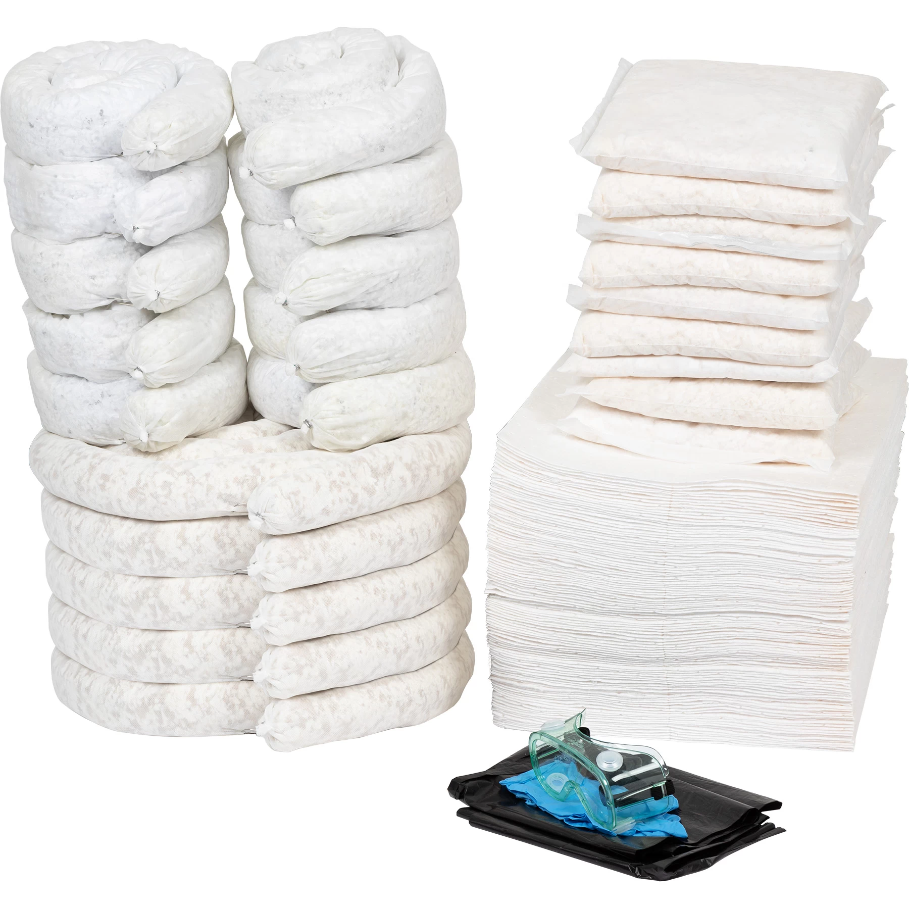 Refill Components For 95 Gallon Oil-Only Spill Kits 3 Refill Components For 95 Gallon Oil-Only Spill Kits