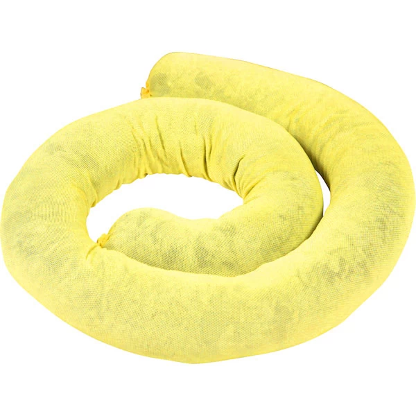3" X 8' Yellow Hazmat Absorbent Sock 3 3" X 8' Yellow Hazmat Absorbent Sock