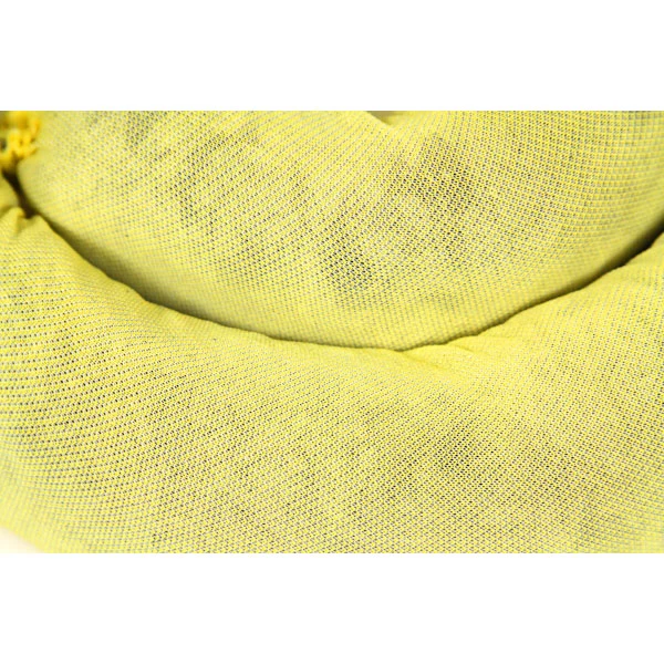 3" X 8' Yellow Hazmat Absorbent Sock 4 3" X 8' Yellow Hazmat Absorbent Sock - Image 2