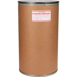 Sweeping Compound, Oil-Based/Sand (Grit), Red (300 Lb. Fiber Drum)