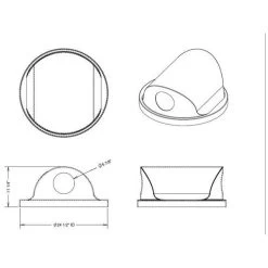 42 Gallon Brown Granite Recycling Receptacle, 2-Way (Dual 5" Opening) Lid -container 42 gallon recycling receptacle plastic 2 way lid 8