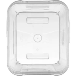 4 Gallon Clarified Square Plastic Pail W/Plastic Handle 11 4 Gallon Clarified Square Plastic Pail W/Plastic Handle -container 4 gallon clarified square plastic pail with plastic handle 56wmc4 5
