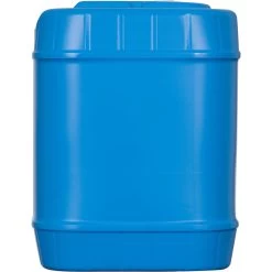 5 Gallon (18.9L) Blue Plastic Tight Head Container, Tamper Evident 70mm (6TPI), No Vent Stem, UN Rated -container 5 gallon 18.9 liter blue plastic tight head container tamper evident 70mm 6tpi no vent stem un rated 56w5tu 2