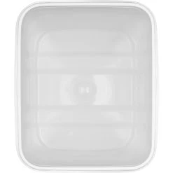5.3 Gallon White EZ Stor® HDPE Plastic Container W/Handle -container 5.3 gallon white ez stor hdpe plastic container with handle 56w5ez 3