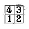Four Square Playground Stencil, 96" High, 1/8" Thick 2 Four Square Playground Stencil, 96" High, 1/8" Thick -container 51ba84 1