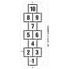 Hopscotch Playground Stencil, 106" High, 1/8" Thick 1 Hopscotch Playground Stencil, 106" High, 1/8" Thick -container 51bc12 1