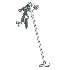 55 Gallon Drum Mixer, 1/6 HP TENV Direct Drive, Clamp Mount, 34" Shaft, 0-1750 RPM (Series 4)