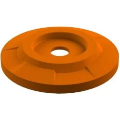 55 Gallon Orange Recycling Receptacle, Flat Top 4" Opening 11 55 Gallon Orange Recycling Receptacle, Flat Top 4" Opening -container 55 gallon recycling receptacle orange flat top lid 5 opening