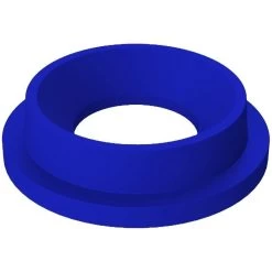 55 Gallon Blue Trash Receptacle, Funnel Top 11.5" Opening -container 55 gallon trash receptacle blue funnel top lid 10 opening