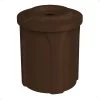 42 Gallon Brown Granite Recycling Receptacle, Flat Top 4" Opening -container 56ba67 1