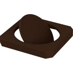 22 Gallon Brown Square Trash Receptacle, Bug Barrier Lid 11 22 Gallon Brown Square Trash Receptacle, Bug Barrier Lid -container 56be73 3