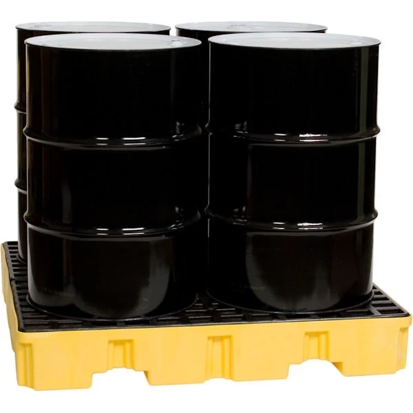 4-Drum Low-Profile Spill Containment Pallet (No Drain) - Eagle 1645ND 4 4-Drum Low-Profile Spill Containment Pallet (No Drain) - Eagle 1645ND - Image 2