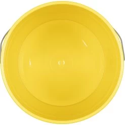 Paragon 5 Gallon Yellow Plastic Pail (90 Mil) W/ Metal Handle (P5 Series) -container 56w05y 3 6