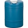 15 Gallon Blue Tight Head Plastic Drum, UN Rated, 2" NPS & 2" Buttress Fittings