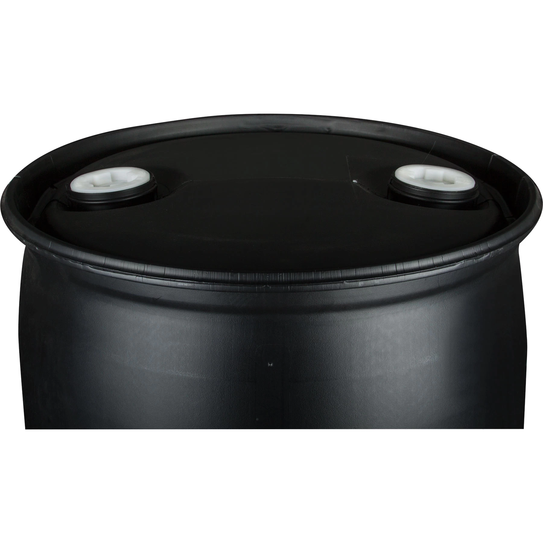 30 Gallon Black Tight Head Plastic Drum, UN Rated, 2" NPS & 2" Buttress Fittings 4 30 Gallon Black Tight Head Plastic Drum, UN Rated, 2" NPS & 2" Buttress Fittings - Image 2