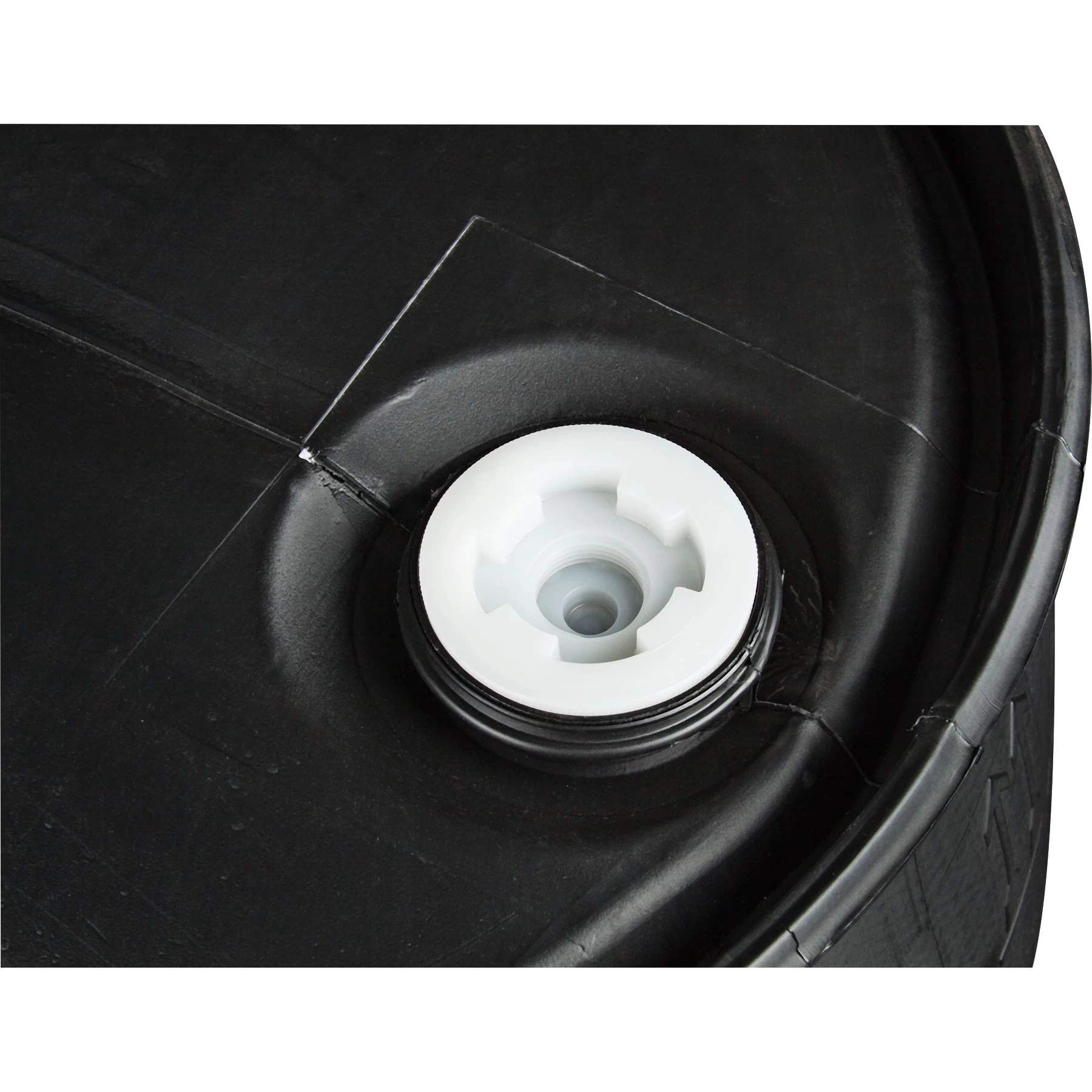 30 Gallon Black Tight Head Plastic Drum, UN Rated, 2" NPS & 2" Buttress Fittings 5 30 Gallon Black Tight Head Plastic Drum, UN Rated, 2" NPS & 2" Buttress Fittings - Image 3