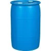 30 Gallon Tight Head Plastic Drum, Reconditioned, Mixed Colors, UN Rated, 2" & 2" Fittings -container 56w30r 1 1