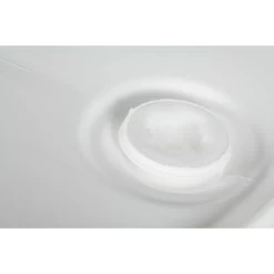 55 Gallon White Tight Head Plastic Drum, UN Rated, 2" NPT & 2" Buttress Fittings -container 56w56w 4