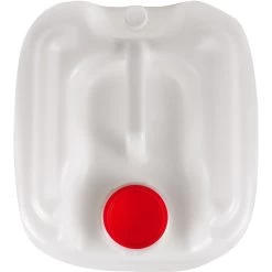 5 Gallon (20L) Rectangular Natural Plastic Tight Head, 70mm (6TPI), Vent, UN Rated -container 56w5ny 2 2