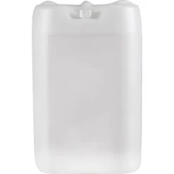5 Gallon (20L) Rectangular Natural Plastic Tight Head, 70mm (6TPI), Vent, UN Rated -container 56w5ny 5 3