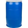 57 Gallon Blue Plastic Drum, UN Rated, Cover W/Bolt Ring 1 57 Gallon Blue Plastic Drum, UN Rated, Cover W/Bolt Ring -container 56wb54 1