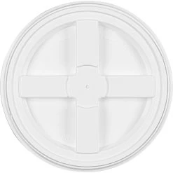 White Gamma Seal Lid For 2 Gallon Plastic Pails (P5 Series) -container 56wgs6 3
