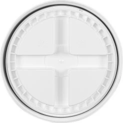 White Gamma Seal Lid For 2 Gallon Plastic Pails (P5 Series) -container 56wgs6 4