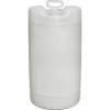 15 Gallon Natural Tight Head Plastic Drum, UN Rated, 2" NPS & 3/4" Fittings