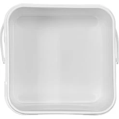 2.1 Gallon White Square Plastic Pail With Plastic Handle (P8 Series) 9 2.1 Gallon White Square Plastic Pail With Plastic Handle (P8 Series) -container 56wr2p 4