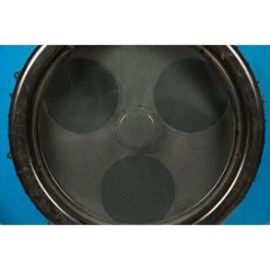 55 Gallon Blue Rain Barrel With Spigot And Overflow -container 56wrbu 5 1