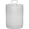 5 Gallon Round Natural HDPE Plastic Tight Head Pail And Cap, 70mm, Handle -container 56wrf5 1 1