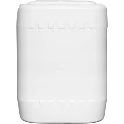 5 Gallon (18L) White Plastic Tight Head Container W/Cap, 70mm (8TPI), Open Vent Stem -container 56wwth 3 2
