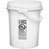 5 Gallon White Plastic Pail W/ Plastic Handle, Threaded Opening, UN Rated 1 5 Gallon White Plastic Pail W/ Plastic Handle, Threaded Opening, UN Rated -container 57w5sw 1 3
