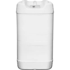 7 Gallon (27L) White Plastic Tight Head Container, 70mm, Closed Vent Stem