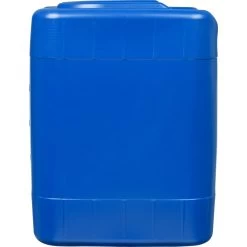 5 Gallon Blue Plastic Tight Head Container, 70mm (6TPI), Vent, UN Rated -container 57wbt5 3