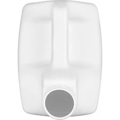 2.5 Gallon White HDPE Plastic F-Style Bottle, 63mm 63-445, 2x1 White Reshipper Box, UN4G/Y27.0/S -container 57wcsw 7